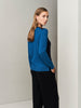 Balance Blocks Cashmere Sweater - Dark Navy x Island Blue - Movers & Cashmere