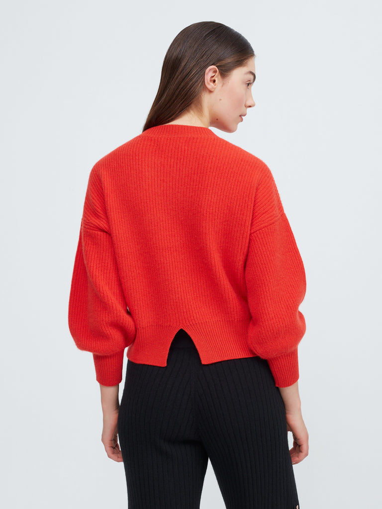 Close to you Cashmere Sweater - Poppy Red - Movers & Cashmere