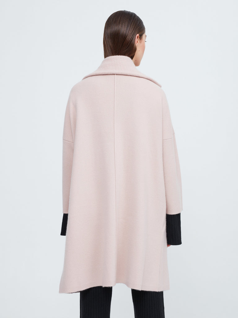 The Movers Cashmere Coat - Dusty Pink - Movers & Cashmere