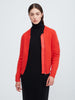 Aarhus Cashmere-Leather Bomber - Poppy Red - Movers & Cashmere