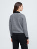 Aarhus Cashmere-Leather Bomber - Marble x Black - Movers & Cashmere