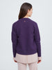 Aarhus Cashmere-Leather Bomber - Violet Purple - Movers & Cashmere