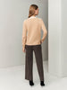 The Structured Trousers - Dark Olive Brown - Movers & Cashmere