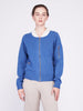 Globe-Trotter Two-Tone Cashmere Bomber - Mer Turque x Winter White - Movers & Cashmere