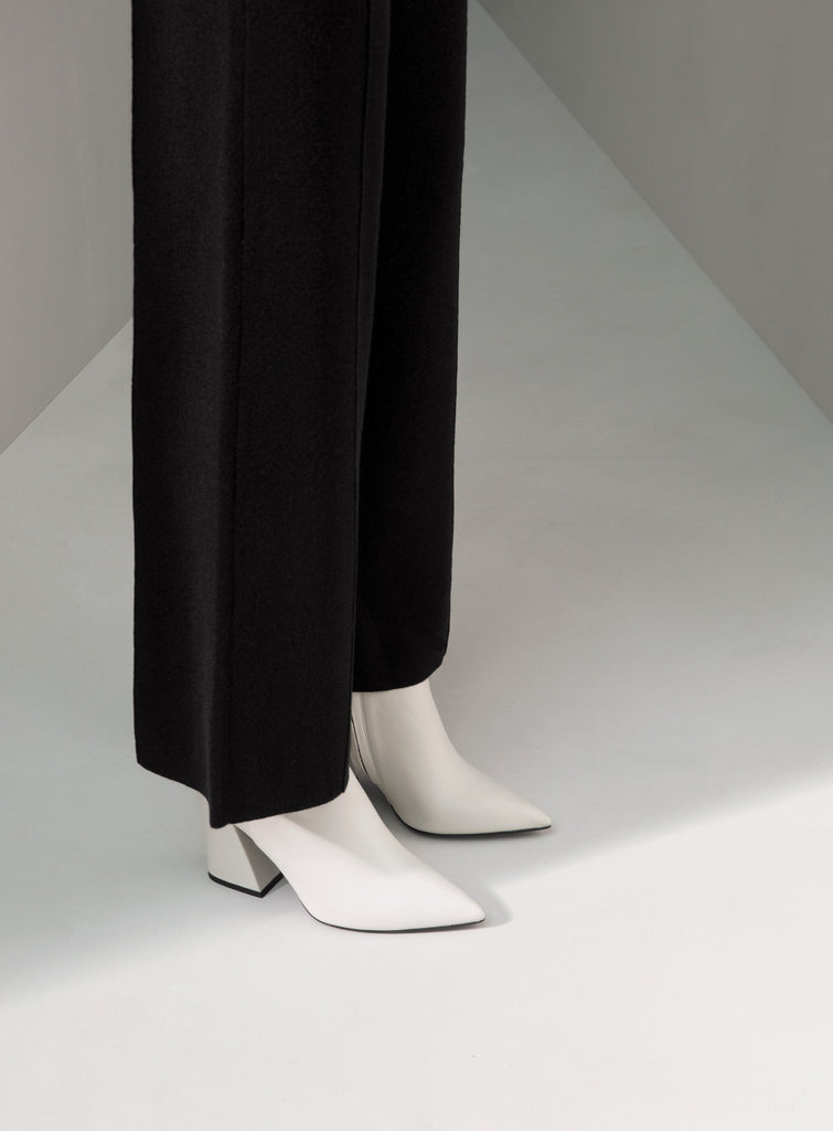 The Structured Trousers - Black - Movers & Cashmere