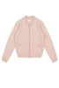 Globe-Trotter Two-Tone Cashmere Bomber - Dusty Pink x Sand - Movers & Cashmere