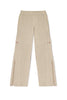 Get Set Ribbed Cashmere Wide-Leg Track Pants - Sand - Movers & Cashmere