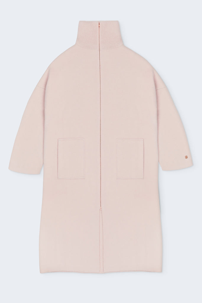 The Movers Cashmere Coat - Dusty Pink - Movers & Cashmere