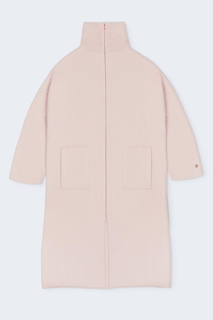 The Movers Cashmere Coat - Dusty Pink - Movers & Cashmere