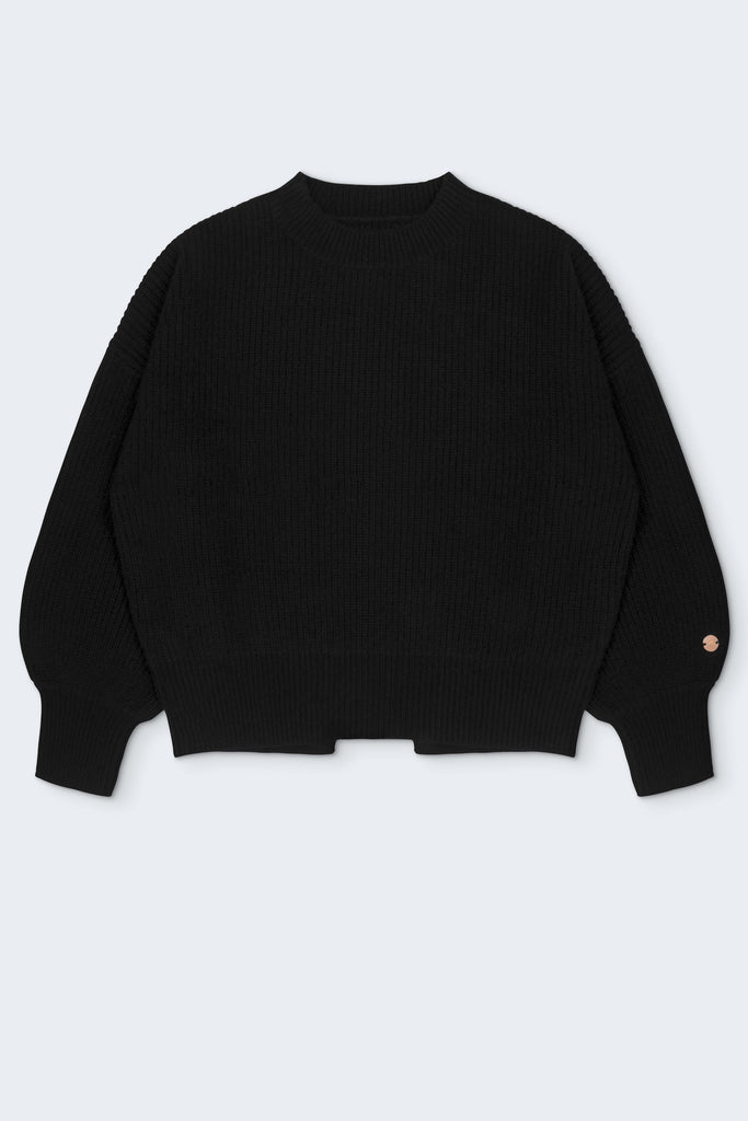 Close to you Cashmere Sweater - Black - Movers & Cashmere