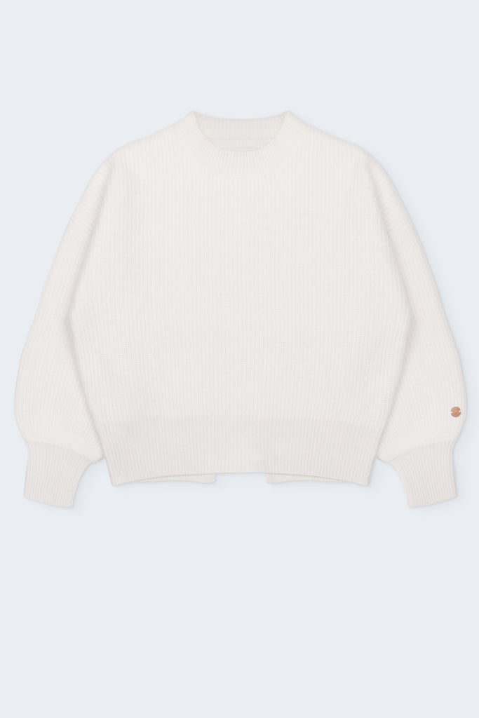 Close to you Cashmere Sweater - Winter White - Movers & Cashmere