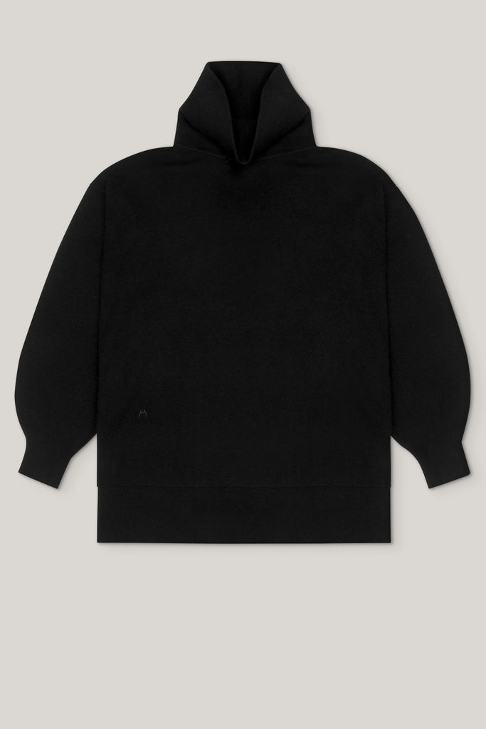 In the Form Turtleneck Sweater - Black - Movers & Cashmere