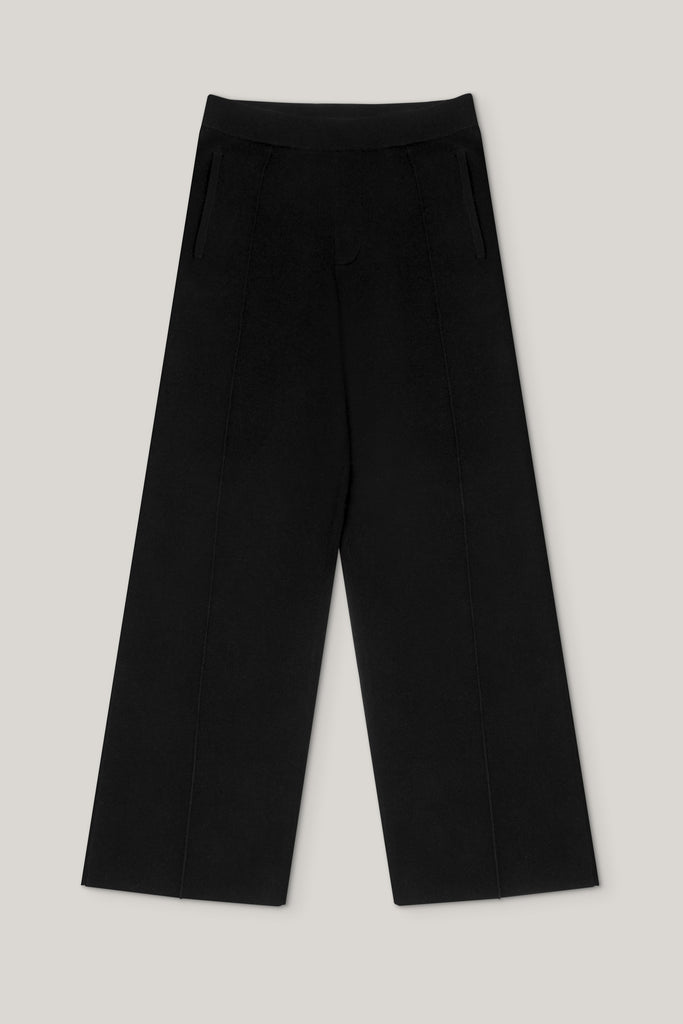 The Structured Trousers - Black - Movers & Cashmere