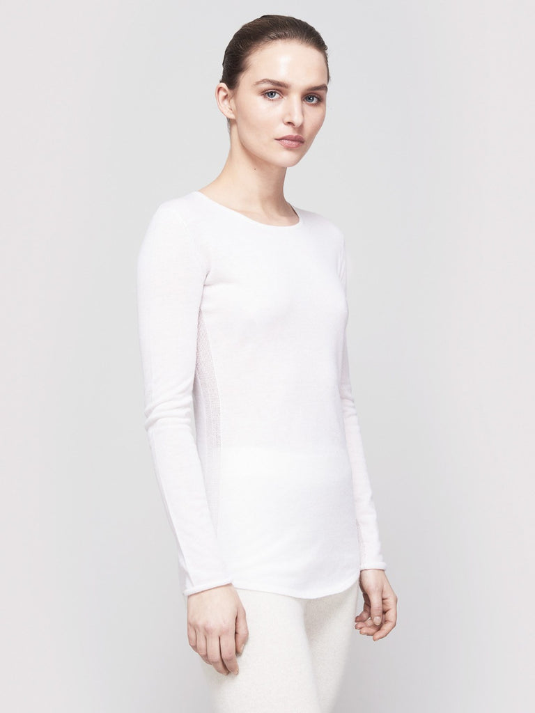 Mover-Breather Cashmere Sweater - Winter White - Movers & Cashmere