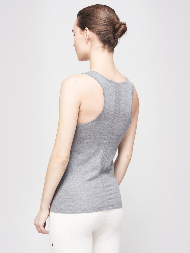 Mover-Breather Cashmere Tank - Grey Flannel - Movers & Cashmere