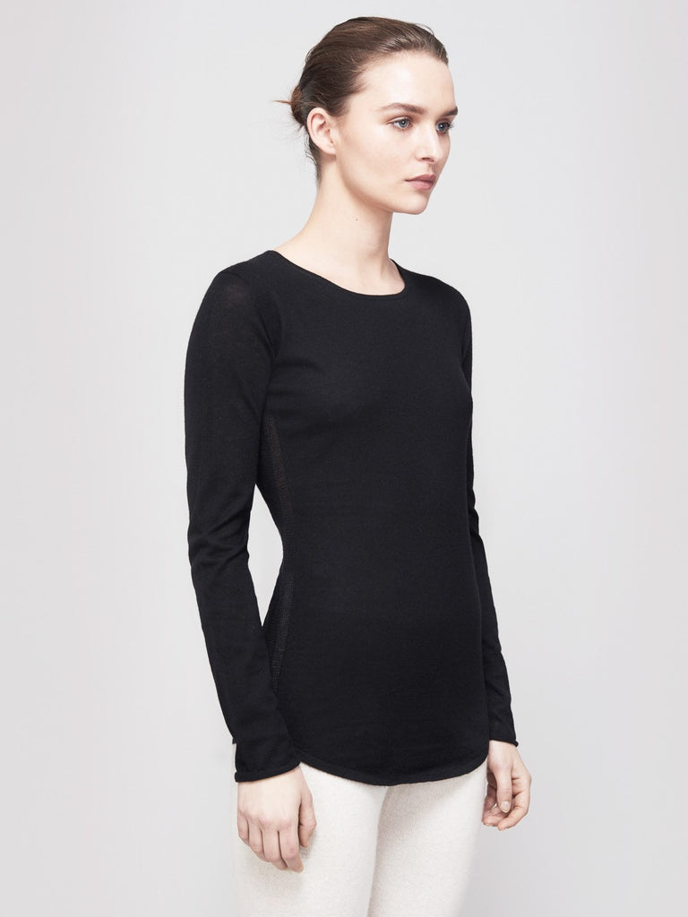 Mover-Breather Cashmere Sweater - Black - Movers & Cashmere