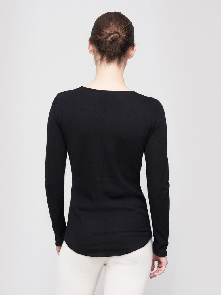 Mover-Breather Cashmere Sweater - Black - Movers & Cashmere