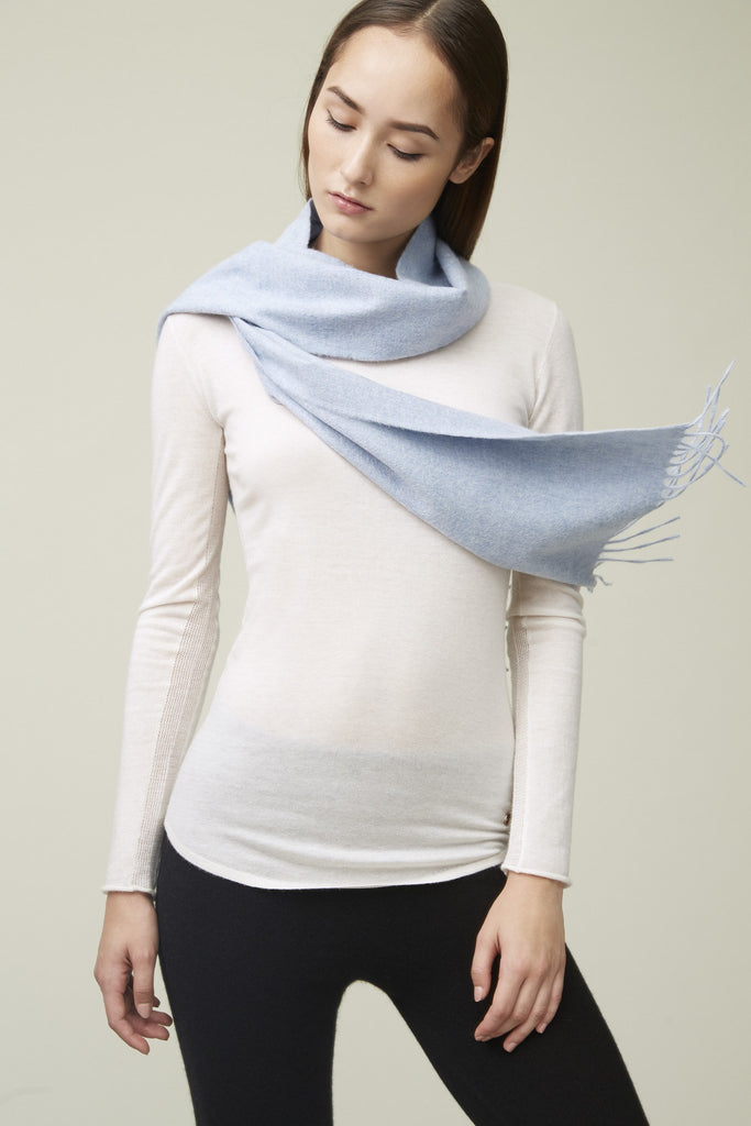 Cashmere Scarf - Vintage Blue [Seasonal Delight] - Movers & Cashmere