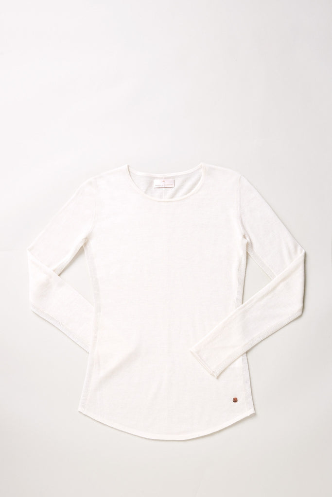 Mover-Breather Cashmere Sweater - Winter White - Movers & Cashmere