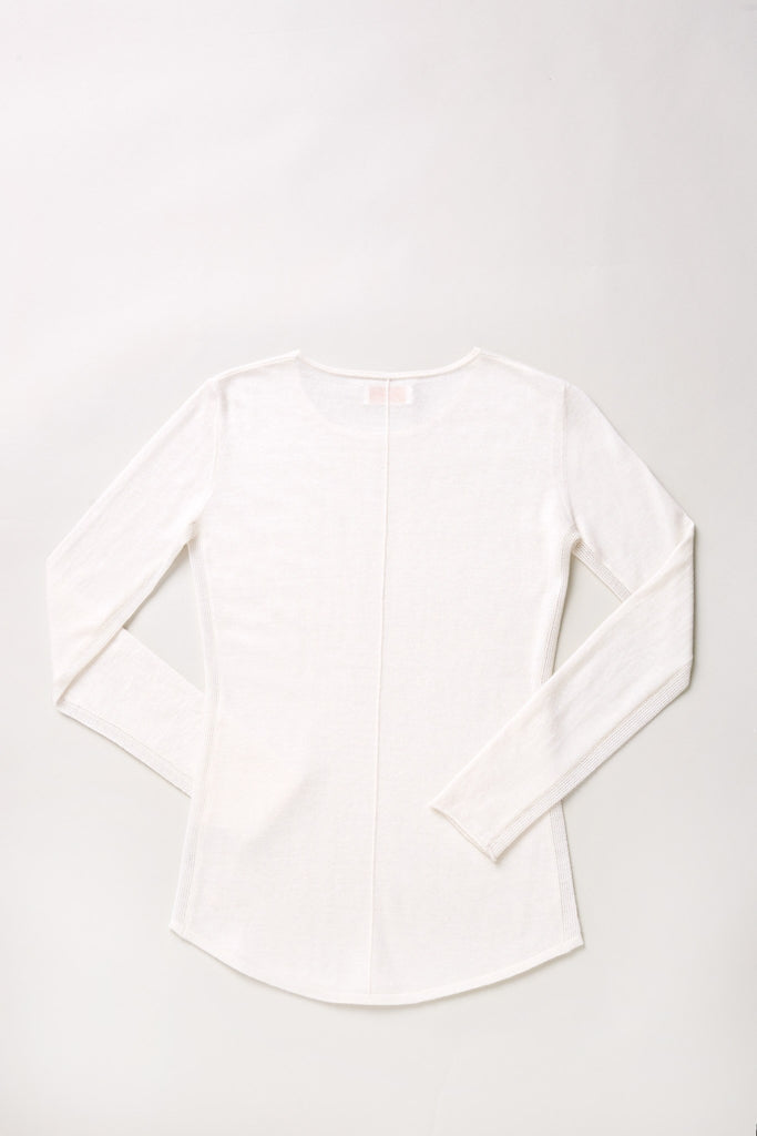 Mover-Breather Cashmere Sweater - Winter White - Movers & Cashmere