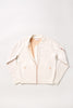 Globe-Trotter Two-Tone Cashmere Bomber - Winter White X Camel - Movers & Cashmere