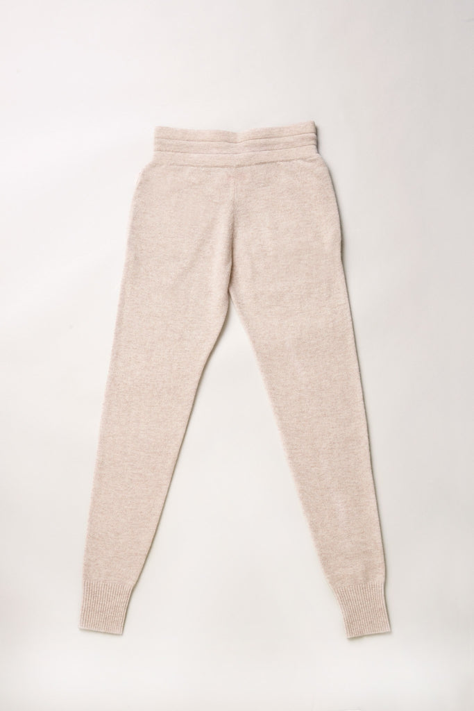Go-Getter Cashmere Track Pants - Rosie Pastel Tau - Movers & Cashmere