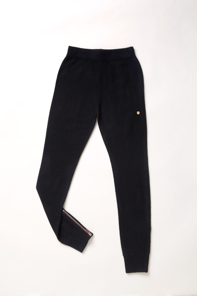 Go-Getter Cashmere Leggings - Black - Movers & Cashmere