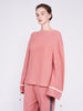 CMMC Bell Sleeve Cashmere Sweater - Sakura x White - Movers & Cashmere