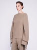 CMMC Bell Sleeve Cashmere Sweater - Moss x Military - Movers & Cashmere